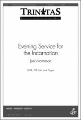 Evening Service for the Incarnation SATB choral sheet music cover